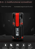 8 in 1 Screwdriver With LED Flashlight