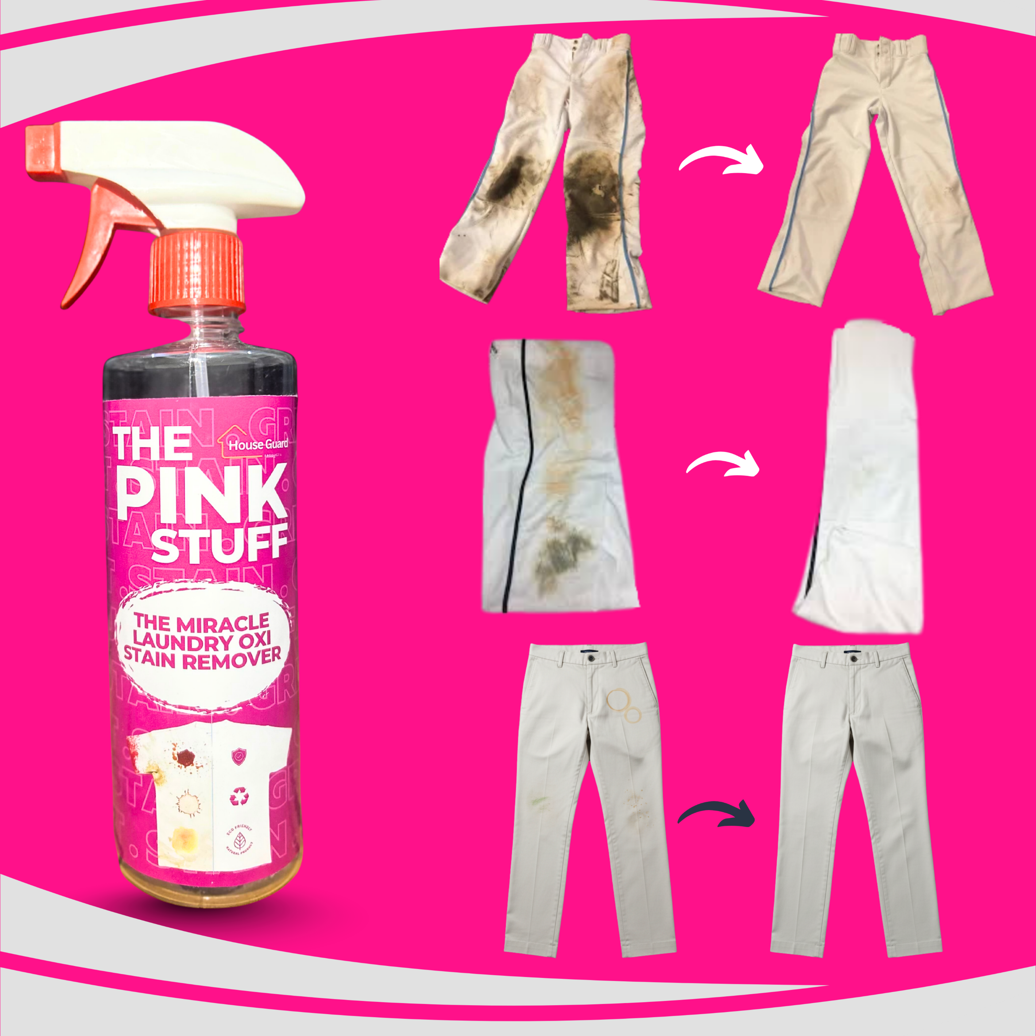 Laundary Oxi Stain Remover - The Pink Stuff 500ml