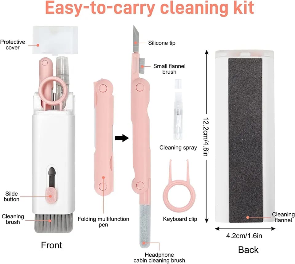 7 in 1 Keyboard & Earpods Cleaner Brush Kit