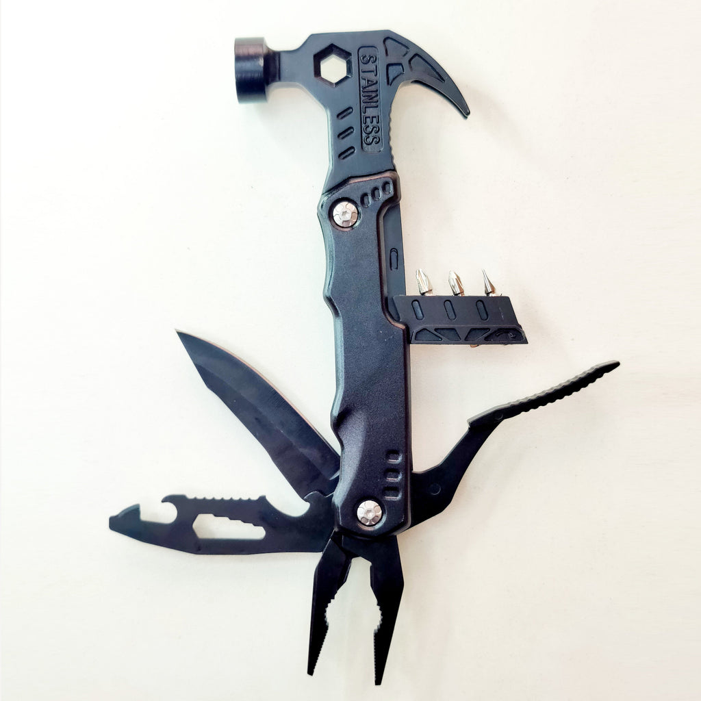 19 in 1 Multitool Claw Hammer With Plier