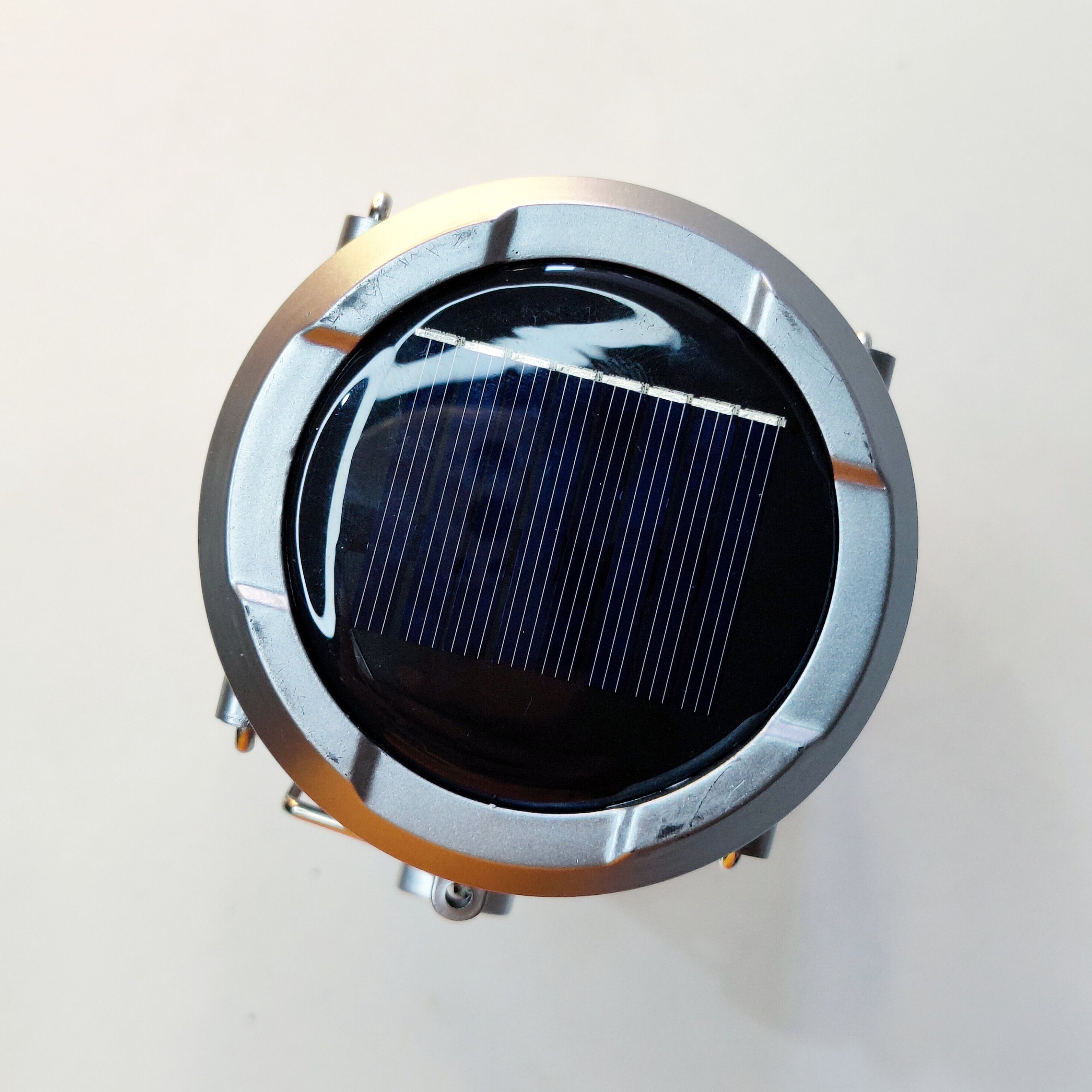 LED Solar Power Fan With Camping Light