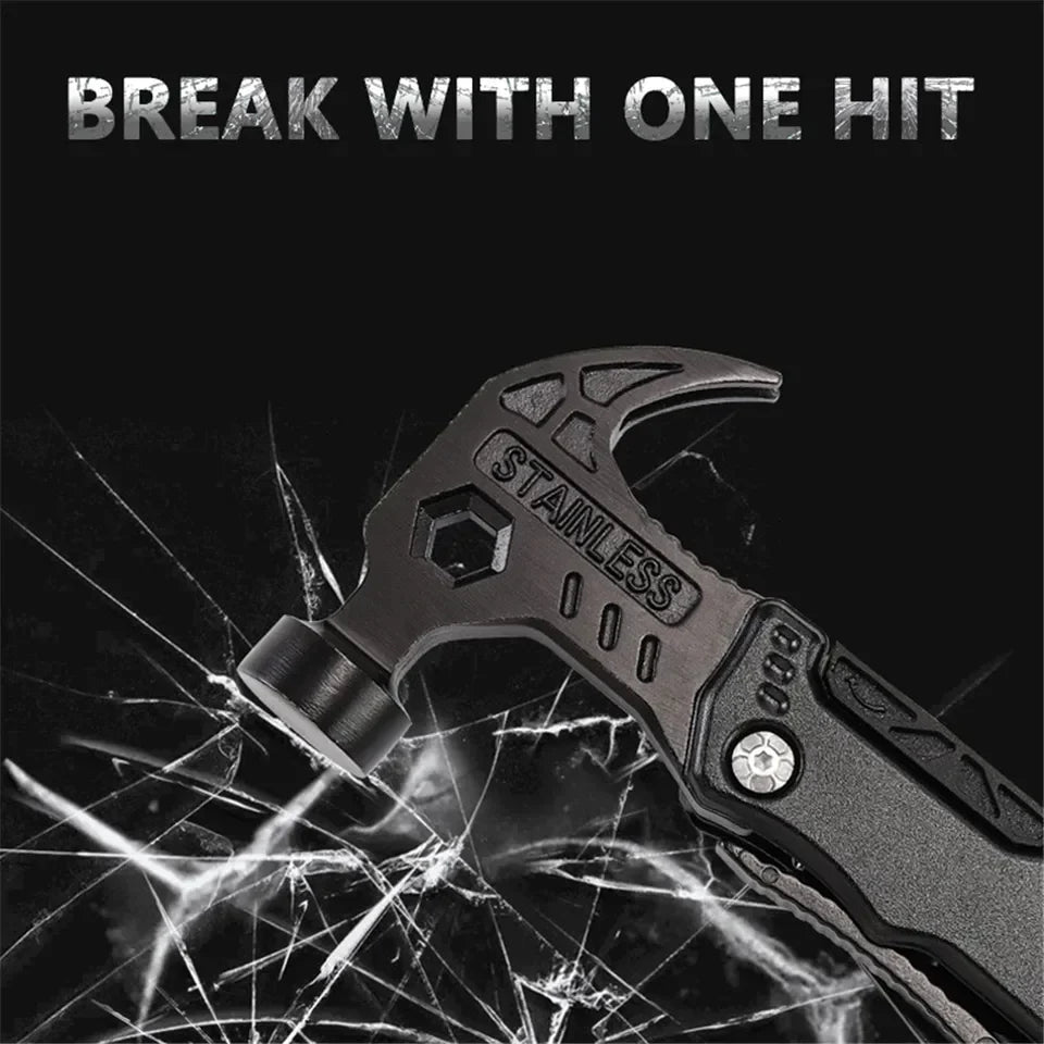 19 in 1 Multitool Claw Hammer With Plier