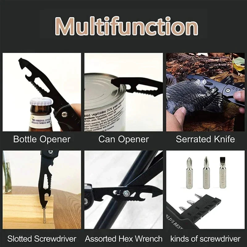 19 in 1 Multitool Claw Hammer With Plier